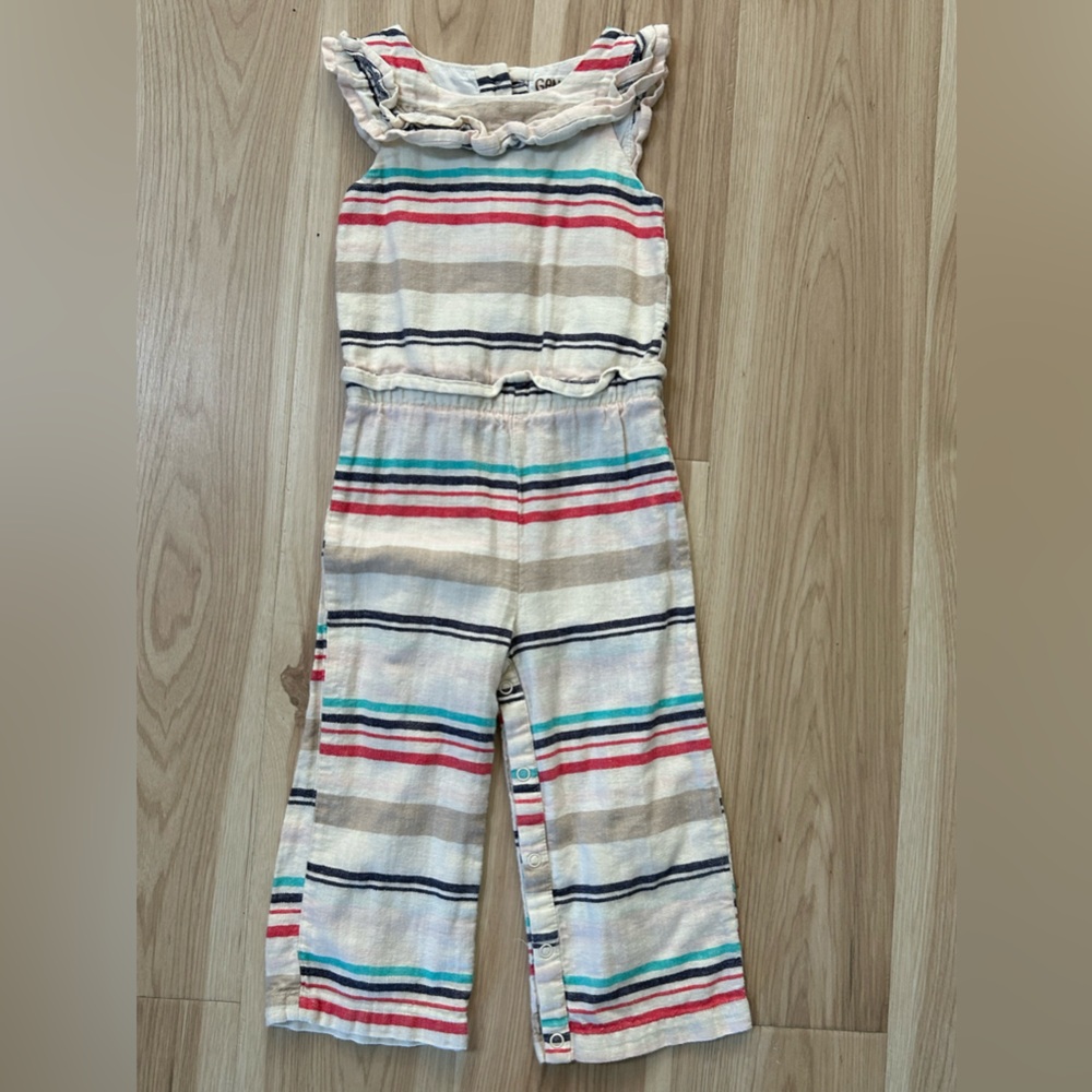 Girls OshKosh Striped Romper 2T